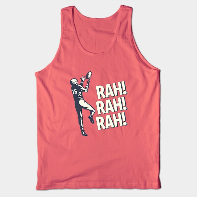 Vintage Football, Rah! Rah! Rah! Tank Top by Wright Art